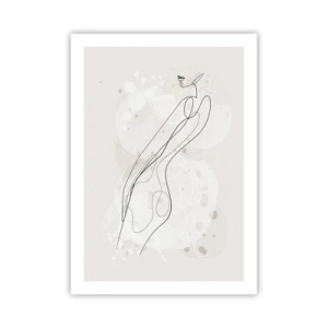 Affisch - Blicken går vilse - 50x70 cm