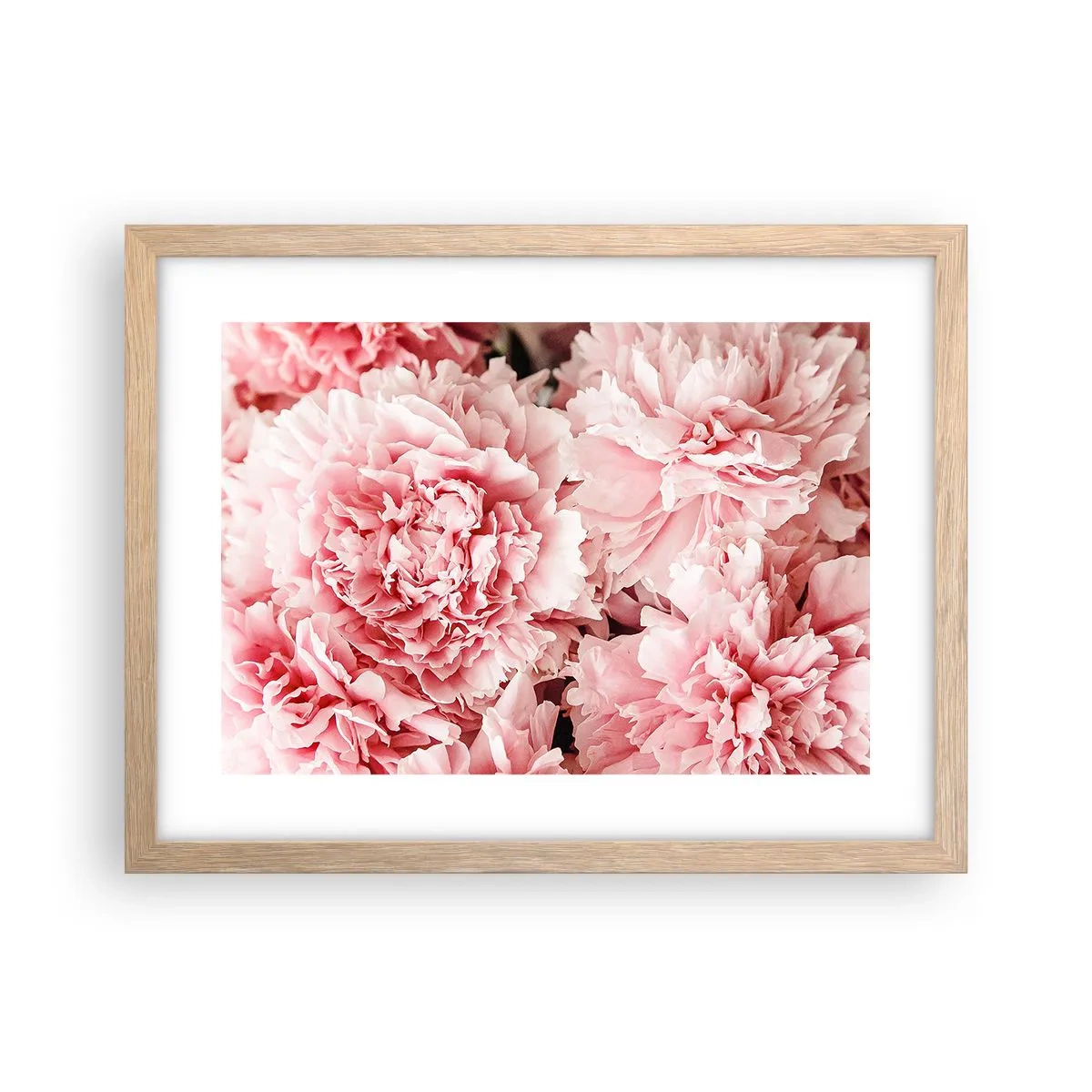 Affisch i ram av ljusek - Rosa dröm - 40x30 cm