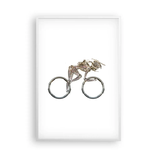 Affisch i vit ram - Underbar maskin - 61x91 cm