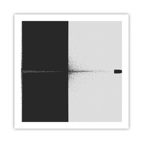 Affisch - Rakt mot målet - 60x60 cm