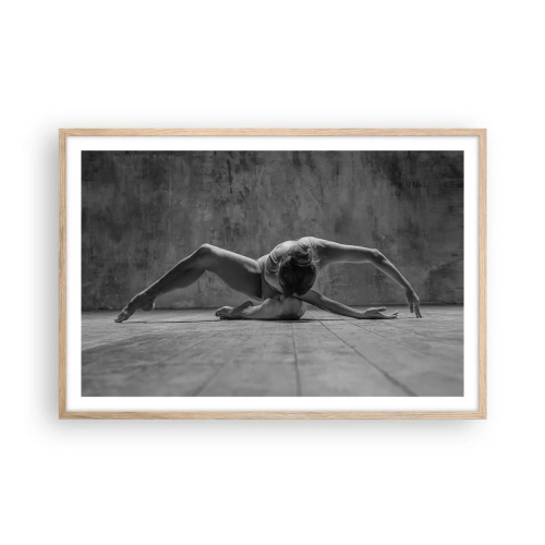 Affisch i ram av ljusek - Upphittad symmetri - 91x61 cm