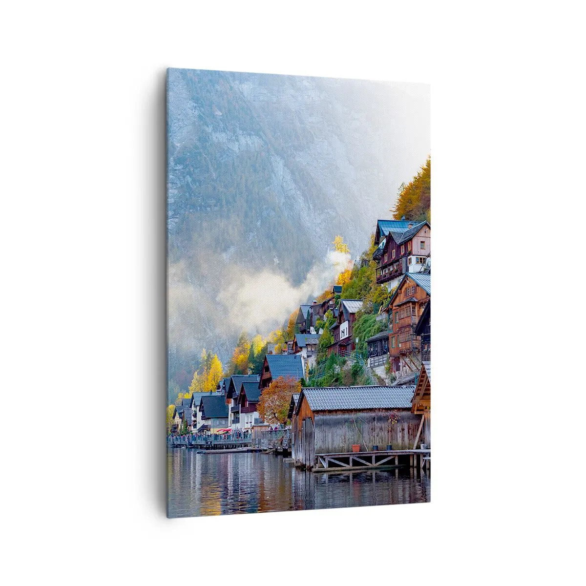 Canvastavla - Bild på duk - Alpina klimat - 80x120 cm