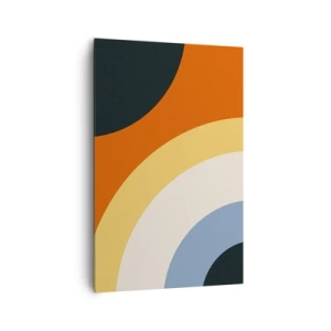 Canvastavla - Bild på duk - Mot varandra - 80x120 cm