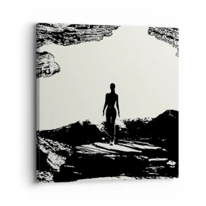 Canvastavla - Bild på duk - En ny blick - 30x30 cm