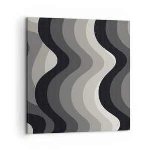 Canvastavla - Bild på duk - Våg efter våg - 50x50 cm
