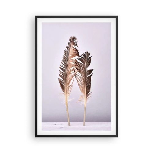 Affisch i svart ram - Mot intet - 61x91 cm