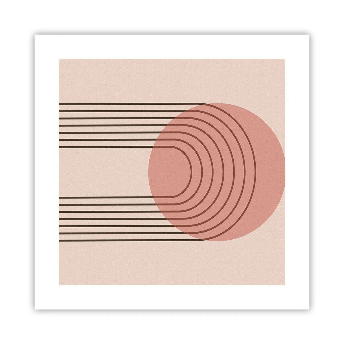 Affisch - Ostoppad attraktionskraft - 40x40 cm