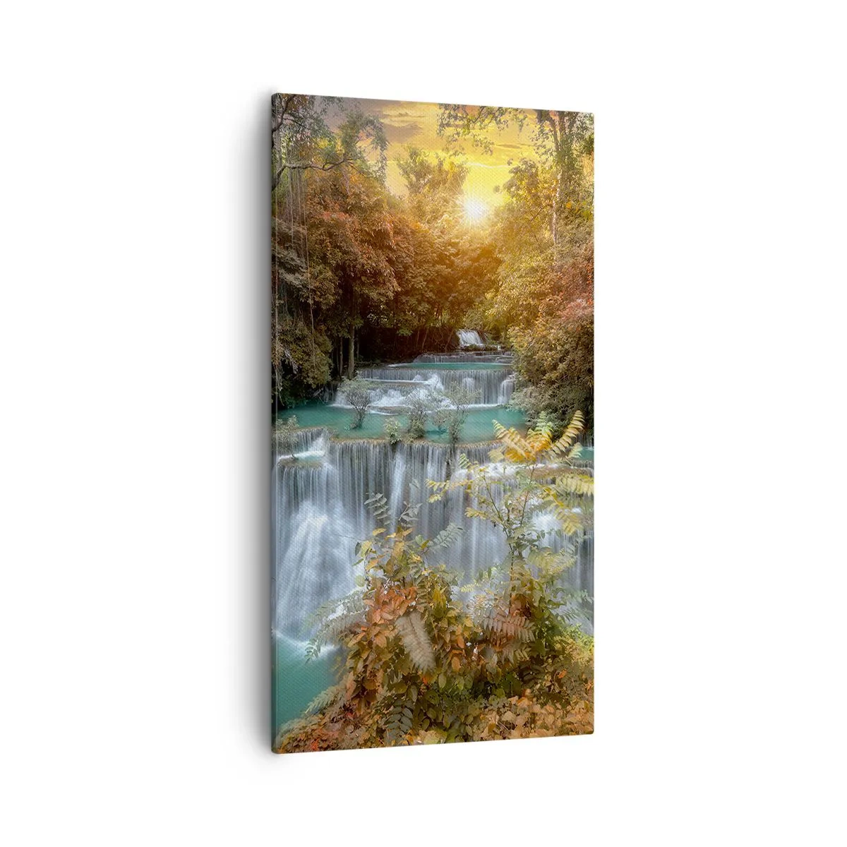 Canvastavla - Bild på duk - Skogens skatt - 55x100 cm