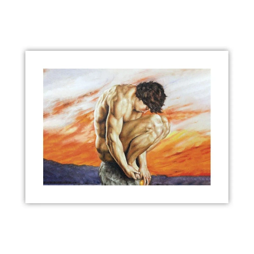 Affisch - Försänkt i sig själv - 40x30 cm