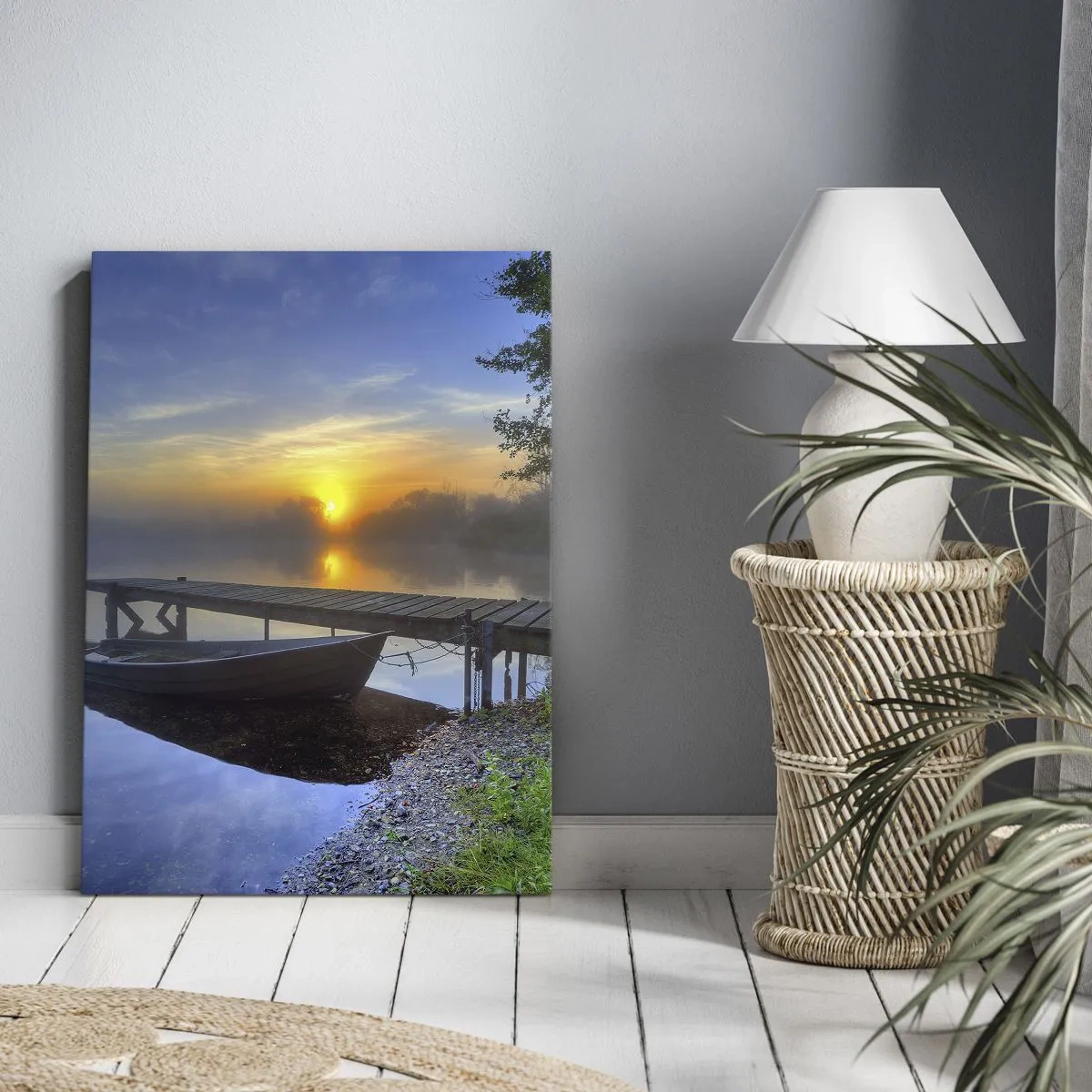 Canvastavla - Bild på duk - Det vanliga förvandlas till det magiska - 45x80 cm
