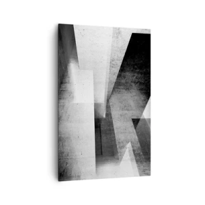 Canvastavla - Bild på duk - Rummets struktur - 80x120 cm