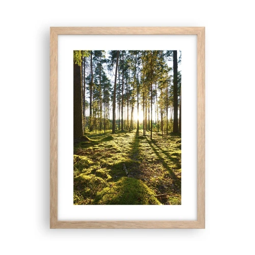 Affisch i ram av ljusek - ...Bortom sjunde skogen - 30x40 cm