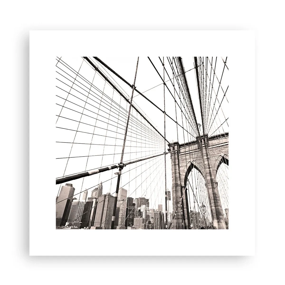 Affisch - Domkyrkan i New York - 30x30 cm