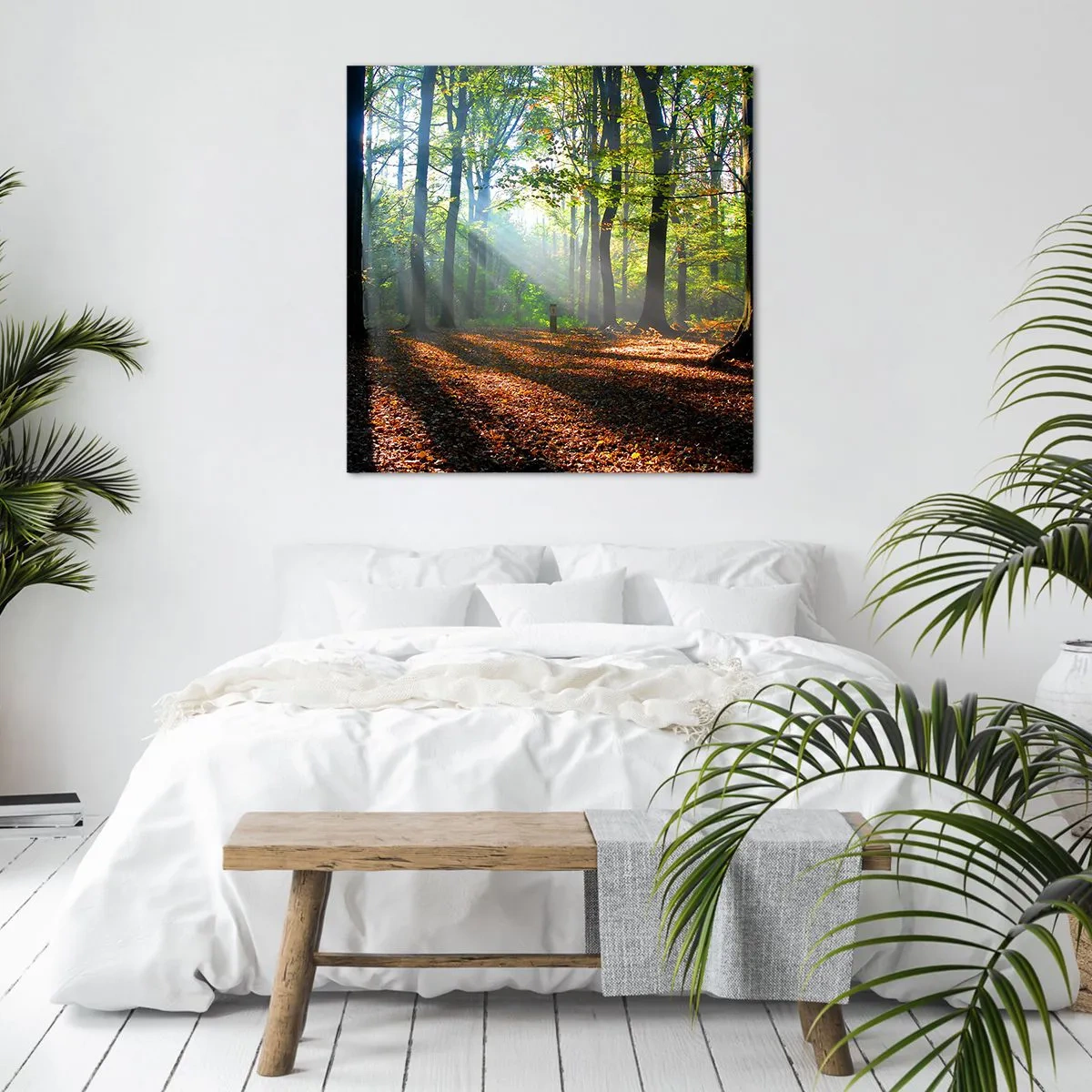 Canvastavla - Bild på duk - Sken-och skuggspel - 60x60 cm