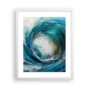 Affisch i vit ram - Havsportal - 40x50 cm