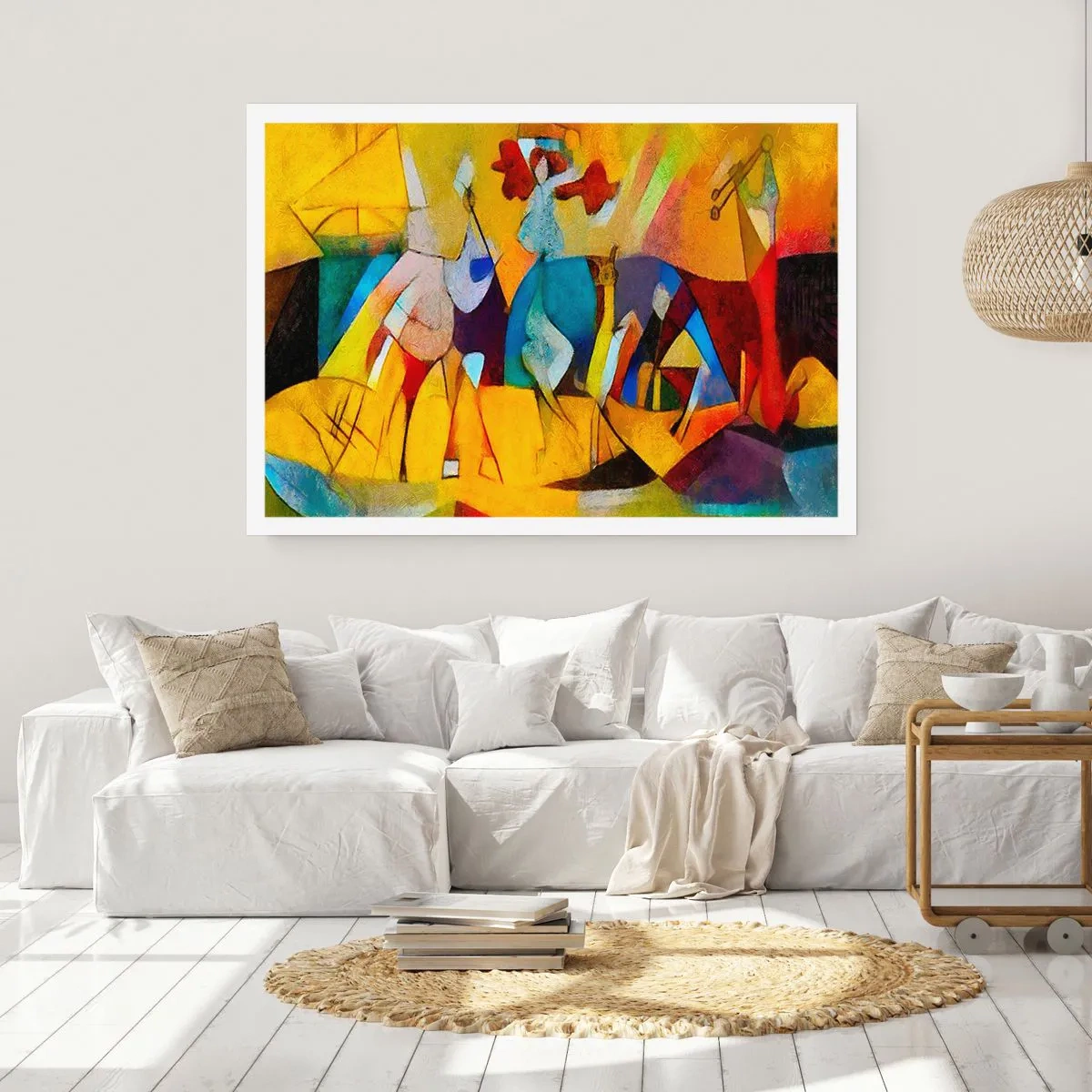 Affisch - Sol - liv -glädje - 91x61 cm