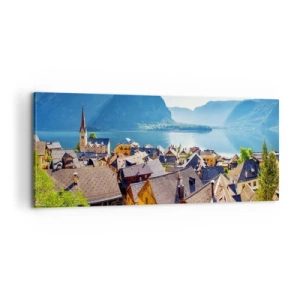 Canvastavla - Bild på duk - Mera pittoreskt blir det inte - 100x40 cm