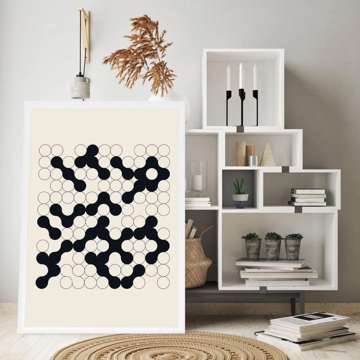 Affisch - Kinesiskt spel - variation - 50x70 cm