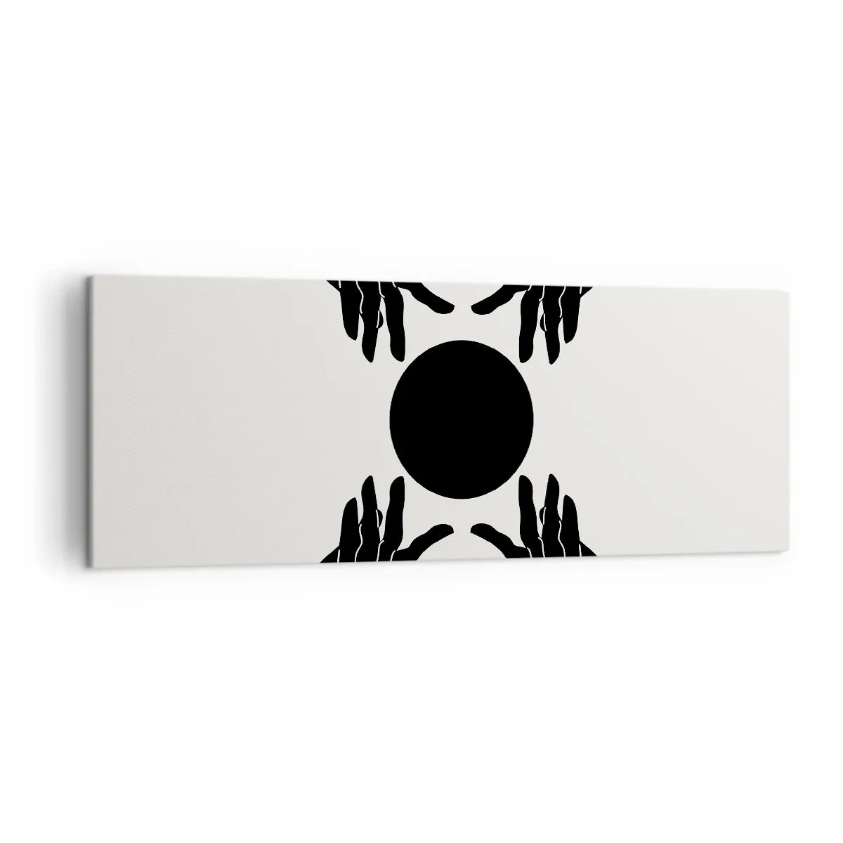 Canvastavla - Bild på duk - Ett hemligt tecken - 140x50 cm