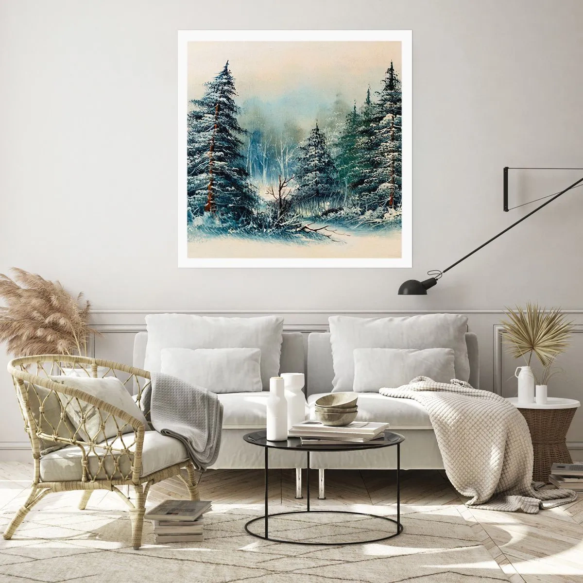 Affisch - Redo för Julen - 40x40 cm