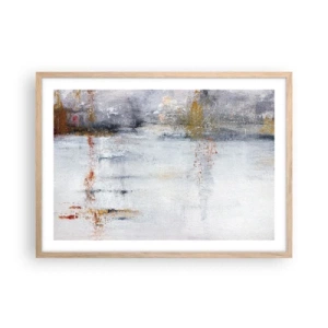 Affisch i ram av ljusek - Bakom luftridån - 70x50 cm