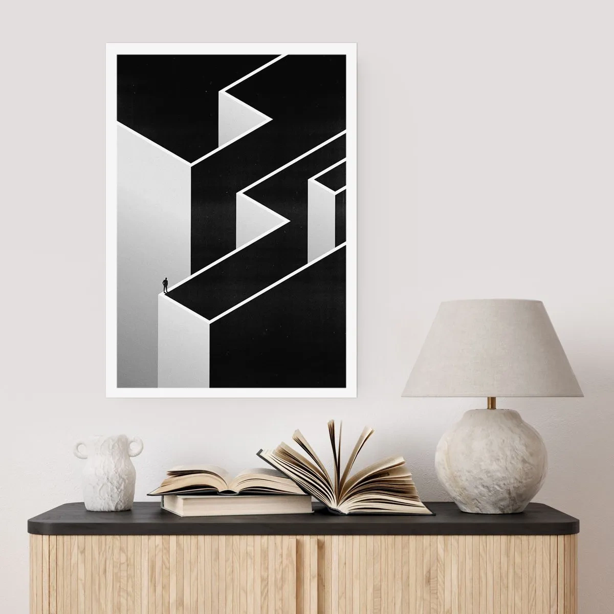 Affisch - Ensamhet på toppen - 70x100 cm