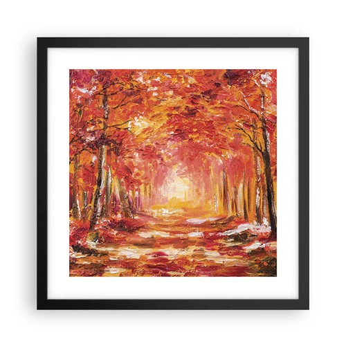 Affisch i svart ram - Kopparskog - 40x40 cm