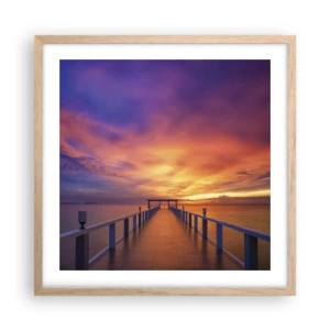 Affisch i ram av ljusek - Utan ände - 50x50 cm