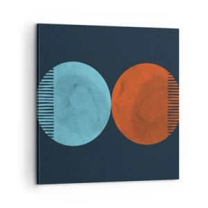 Canvastavla - Bild på duk - Endast geometri? - 60x60 cm