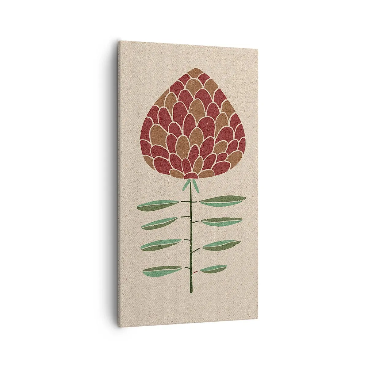 Canvastavla - Bild på duk - Som en stor barrkotte - 55x100 cm