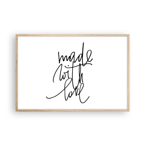 Affisch i ram av ljusek - Bästa märket - 91x61 cm