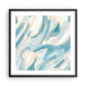 Affisch i svart ram - Vårvindar - 50x50 cm