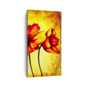 Canvastavla - Bild på duk - Dekoration i Jugendstil - 45x80 cm