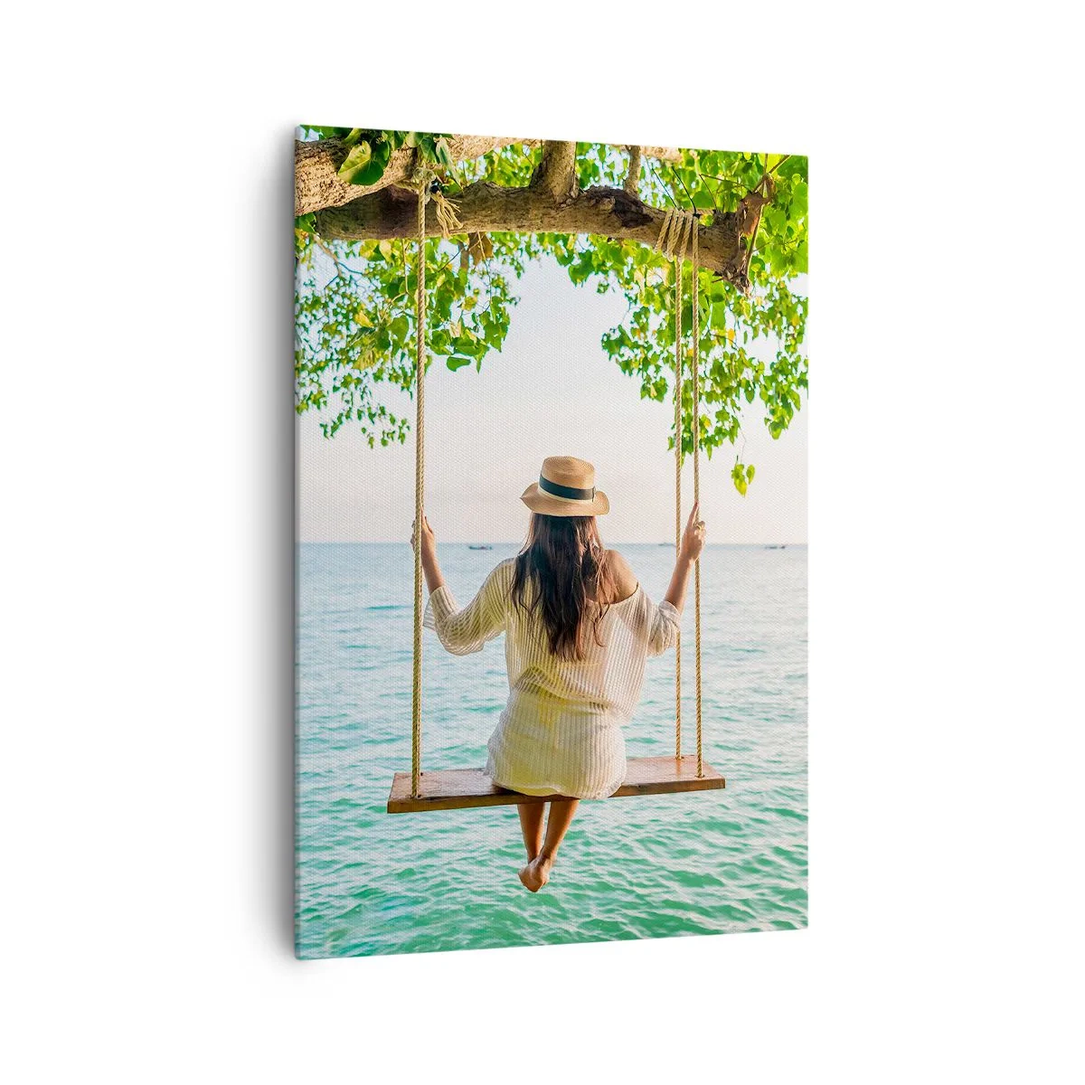 Canvastavla - Bild på duk - Livet är vackert - 70x100 cm