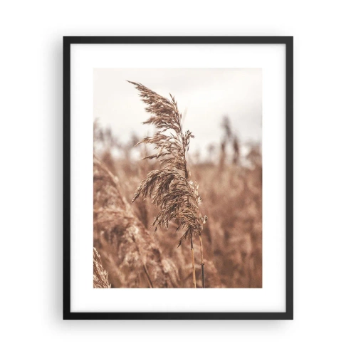 Affisch i svart ram - Hösten är framme på åkrarna - 40x50 cm