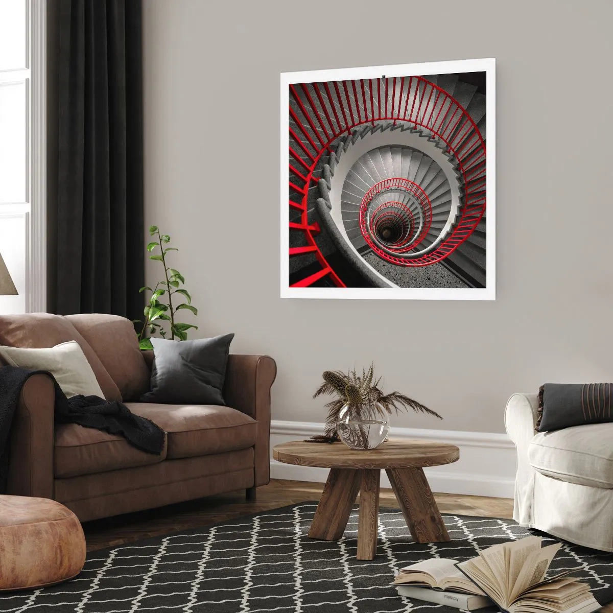 Affisch - Arkitektoniska spel - 40x40 cm