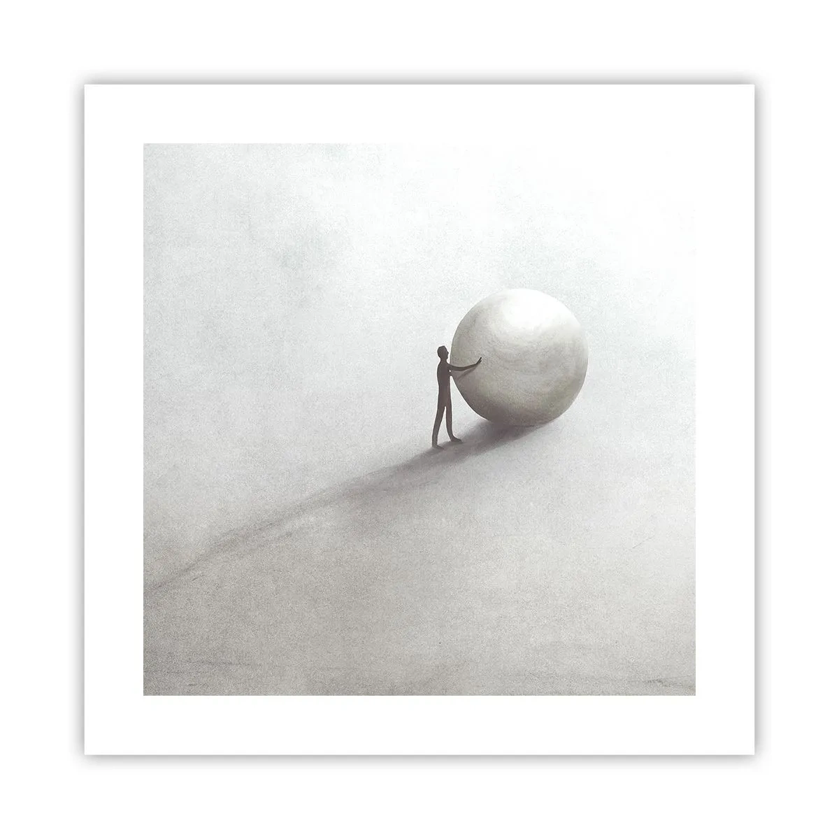 Affisch - Livets spel - 40x40 cm