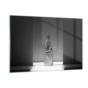 Glastavla - Bild på glas - Raffinerad enkelhet - 120x80 cm