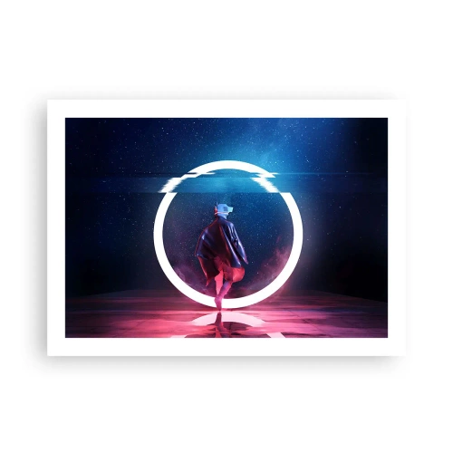 Affisch - Mellan världar - 70x50 cm