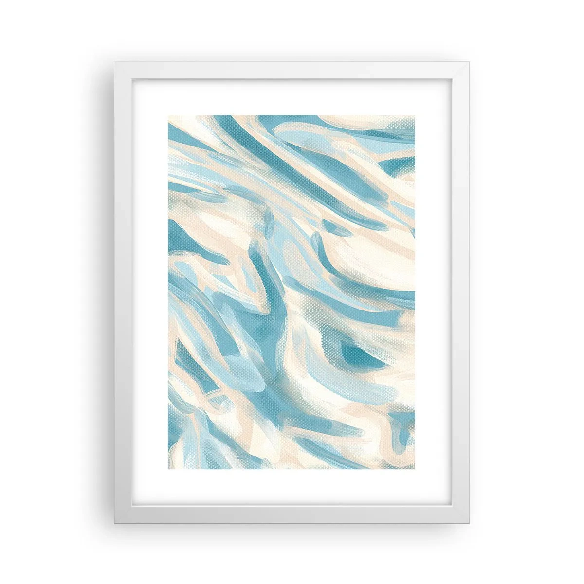 Affisch i vit ram - Vårvindar - 30x40 cm