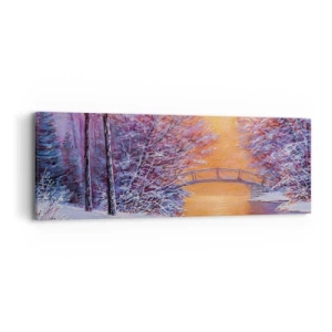 Canvastavla - Bild på duk - Låt oss mötas här - 90x30 cm