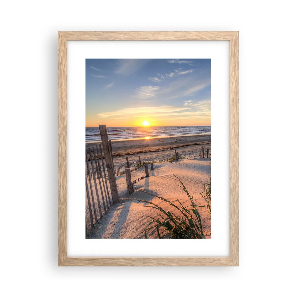 Affisch i ram av ljusek - Vindens sken och skugga - 30x40 cm