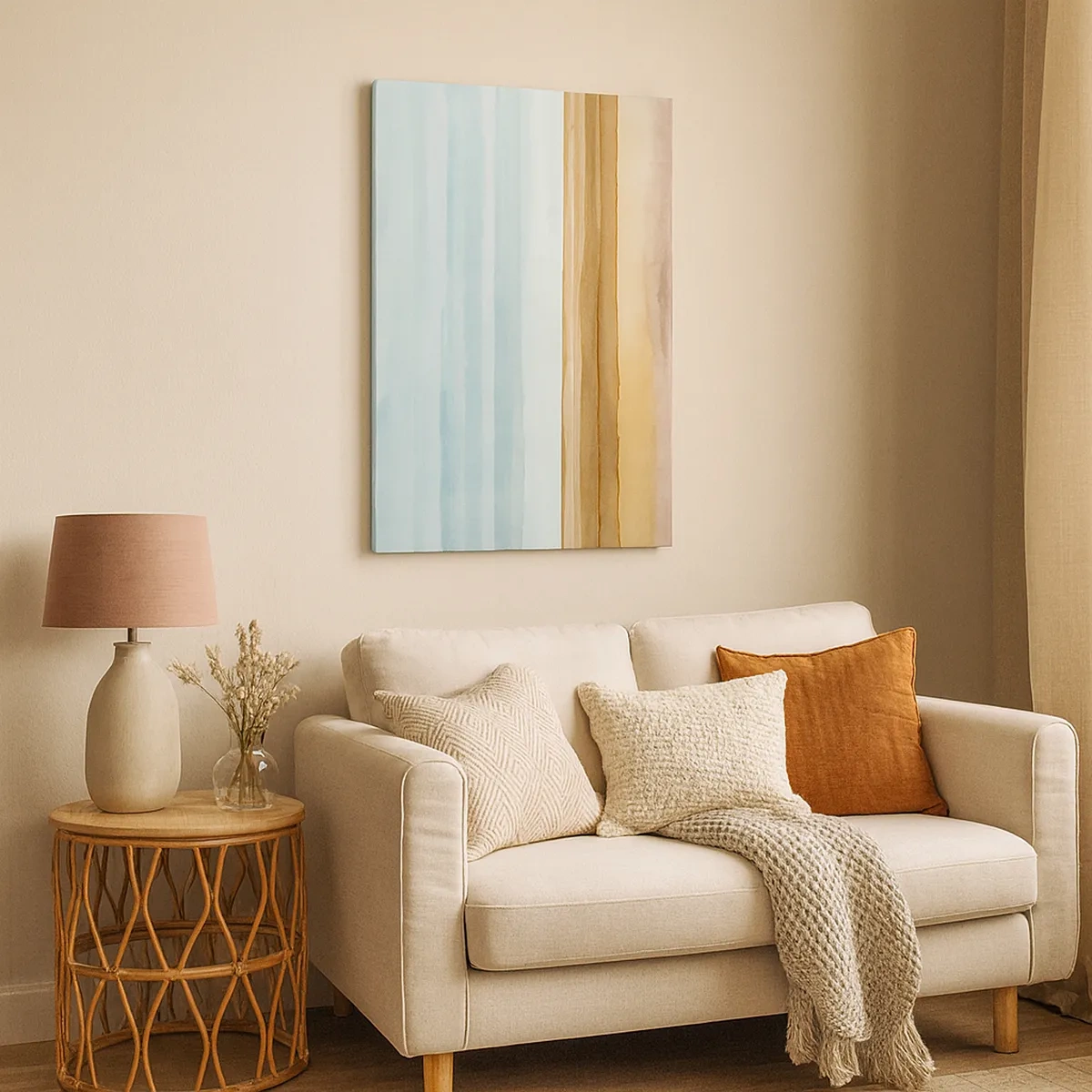 Canvastavla - Bild på duk - Svalkande - 50x70 cm