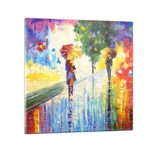 Glastavla - Bild på glas - Allt klart - 70x70 cm