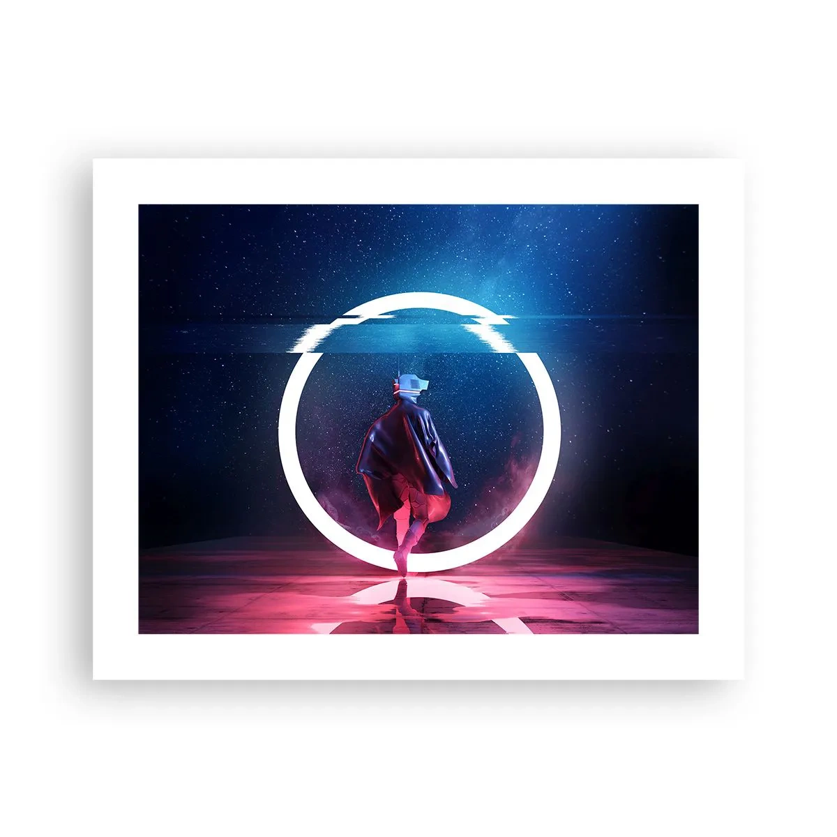 Affisch - Mellan världar - 50x40 cm