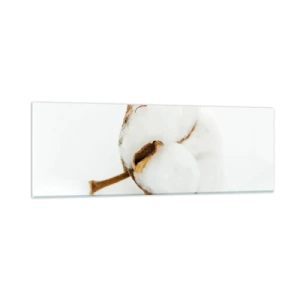 Glastavla - Bild på glas - Mjuk av naturen - 90x30 cm