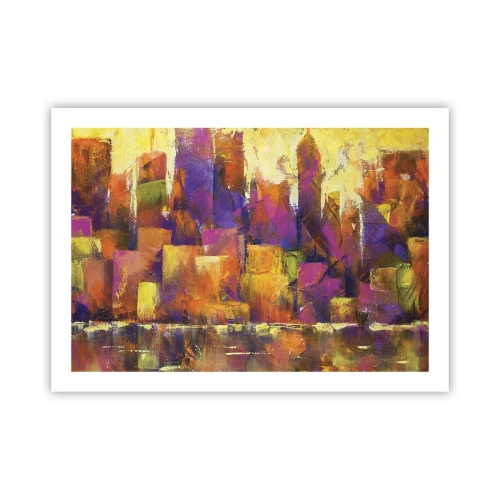 Affisch - Metropolis komposition - 70x50 cm