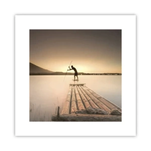 Affisch - Före avkoppling - 30x30 cm