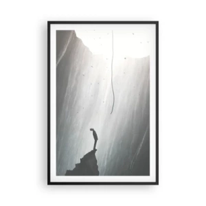 Affisch i svart ram - Det finns alltid en väg ut - 61x91 cm