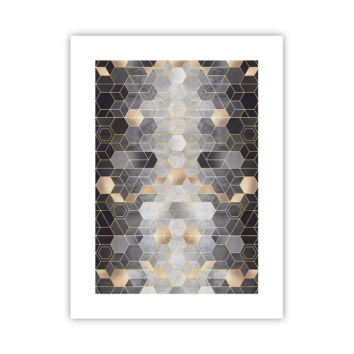Affisch - Diamantkomposition - 30x40 cm